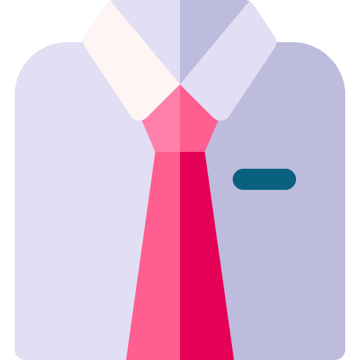 Uniform tie uniform clothes icon