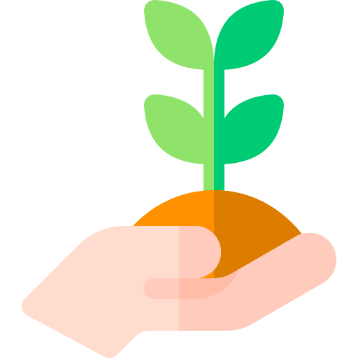 Growth ecology responsability leaves icon Growth ecology responsability leaves icon