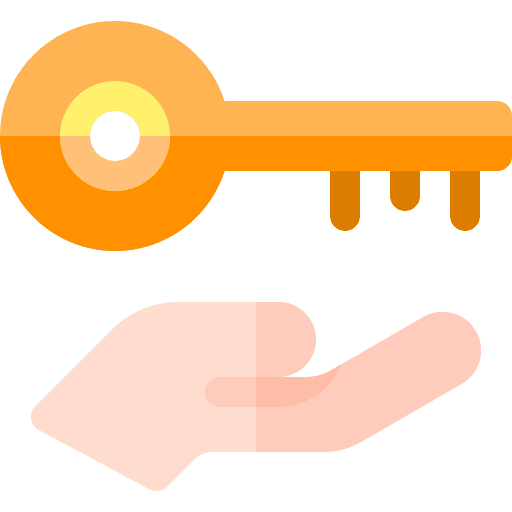 Key hand passkey key icon Key hand passkey key icon