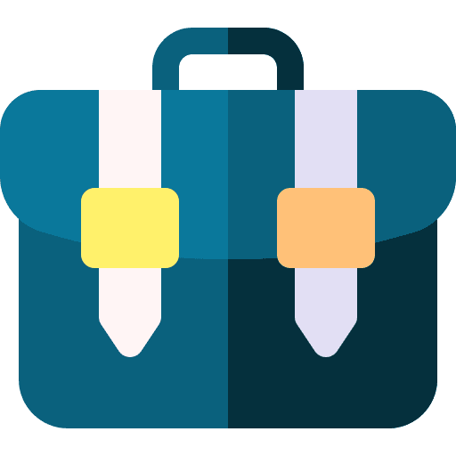 Briefcase office job portfolio icon Briefcase office job portfolio icon
