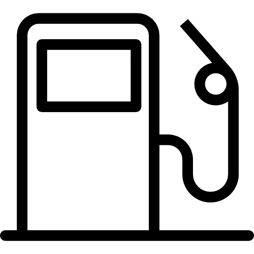 Gas station industry gas fuel icon