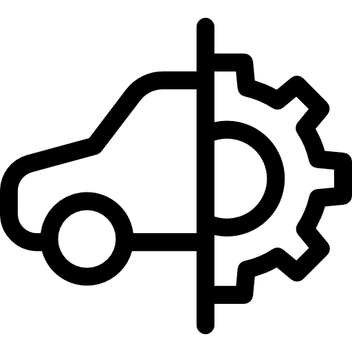 Service car repair transportation icon
