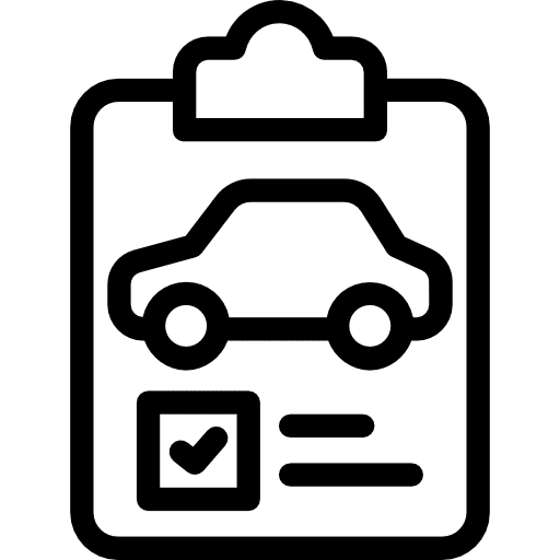 Check check vehicle transport icon