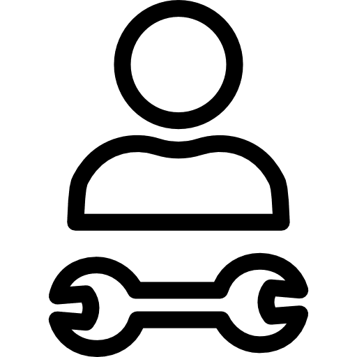 Mechanic automobile handyman professions and jobs icon