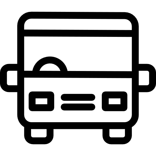 Bus public transport bus automobile icon