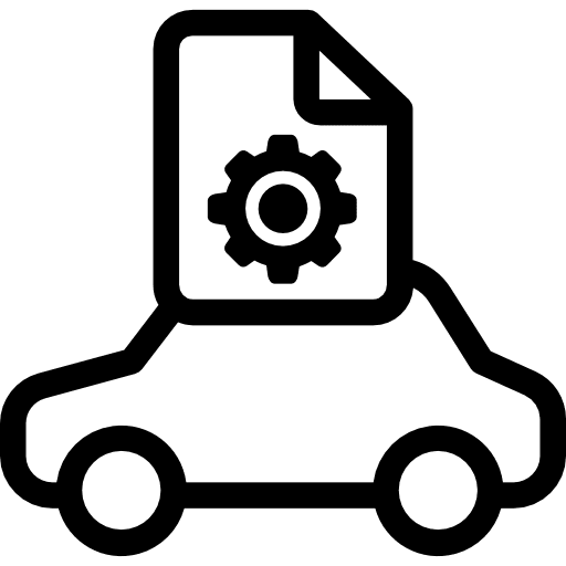 Car automobile transport car icon