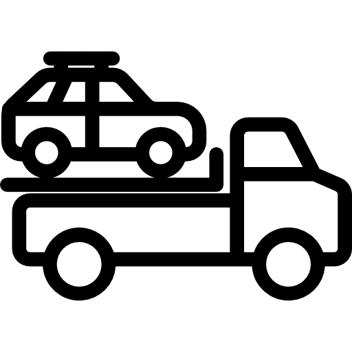 Crane transport cranes trucks icon