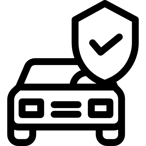 Insurance transport automobile insurance icon