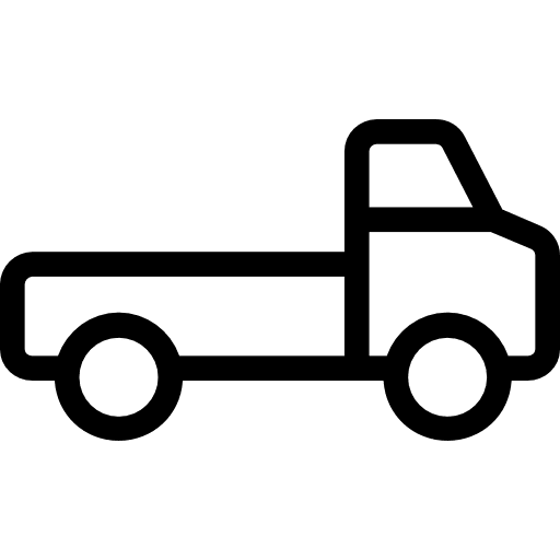 Pickup truck pickup truck vehicle transport icon