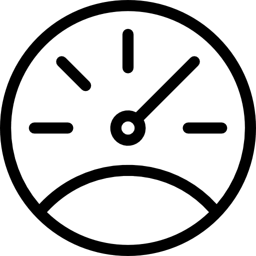 Speedometer bandwidth ui transportation icon