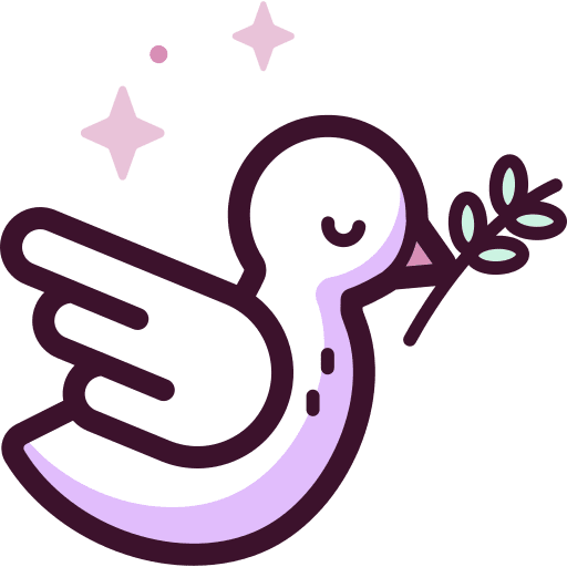 Dove animals bird wings icon