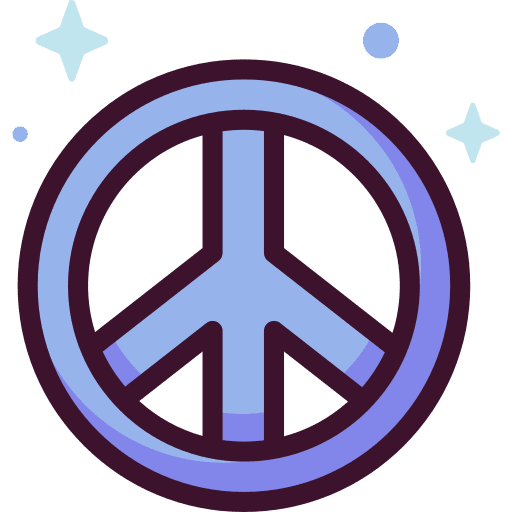 Peace symbol pacifism love peace symbol icon
