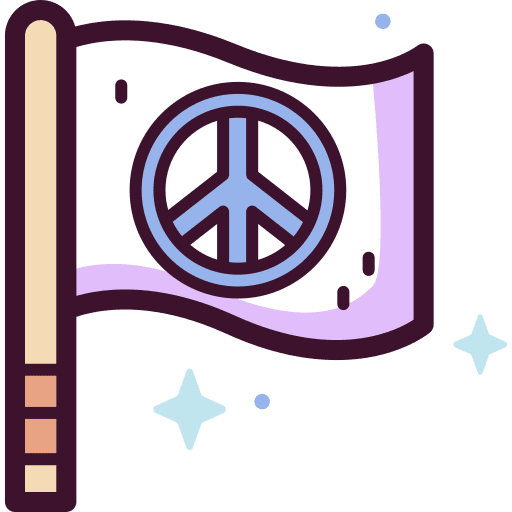 Peace flags flag symbol icon