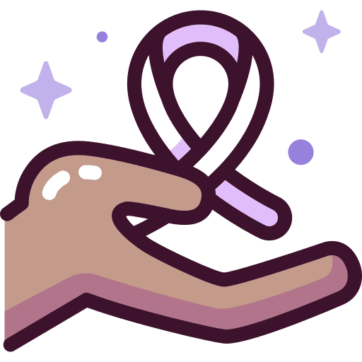 Ribbon ribbon shapes and symbols medical icon