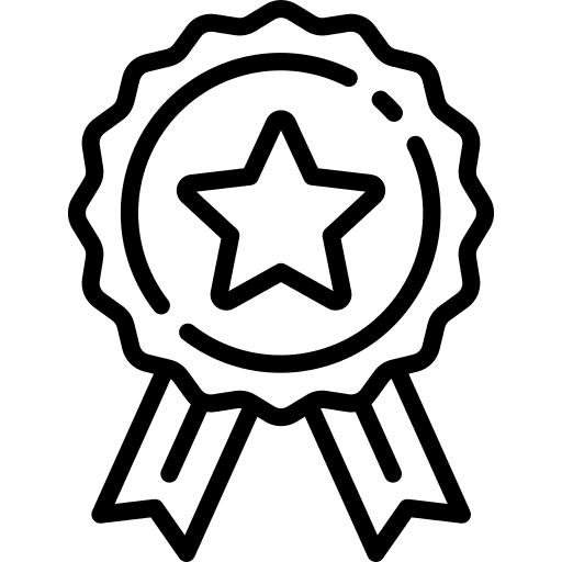 Medal qualify sports and competition winner icon