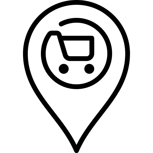 Store maps and location mail location icon Store maps and location mail location icon