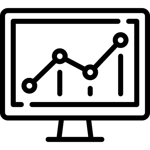 Analysis graph chart web icon Analysis graph chart web icon