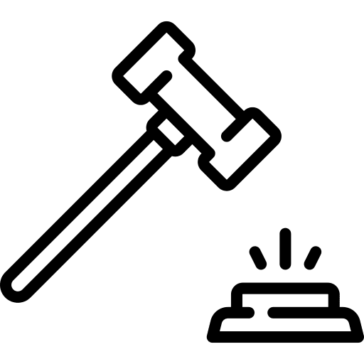 Auction hammer verdict auction icon Auction hammer verdict auction icon