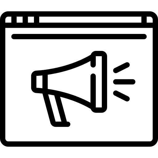 Marketing internet computer online marketing icon Marketing internet computer online marketing icon