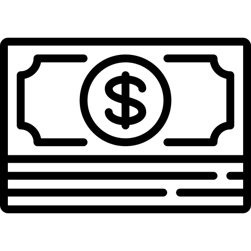 Money currency notes cash icon Money currency notes cash icon