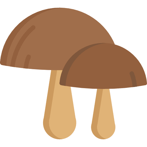 Mushroom food and restaurant mushroom food icon