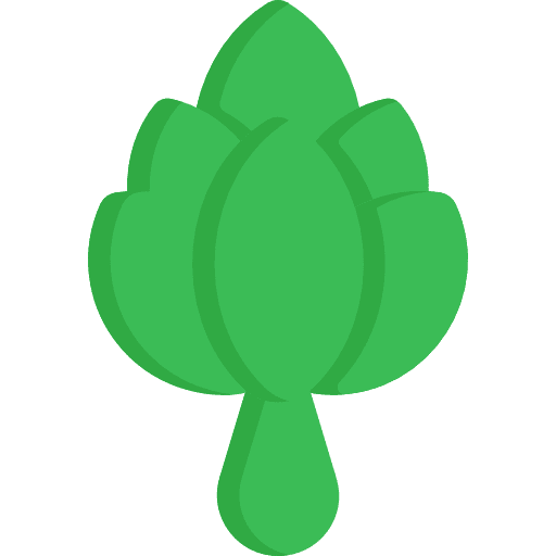 Artichoke food vegan food and restaurant icon