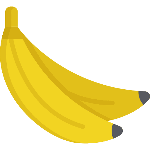 Banana vegan banana diet icon