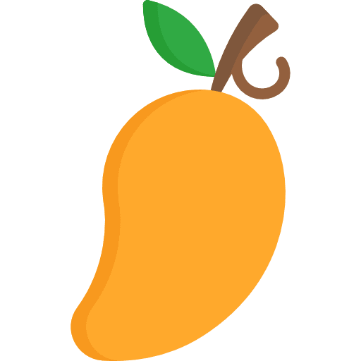Mango diet vegan mango icon