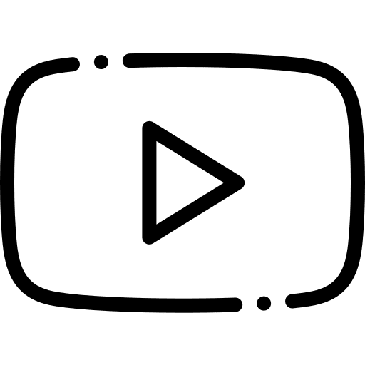 Youtube social media brands and logotypes social network icon