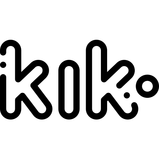 Kik logo brands logotype icon Kik logo brands logotype icon