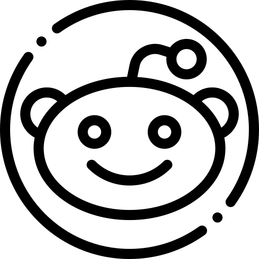 Reddit social network brand logo icon