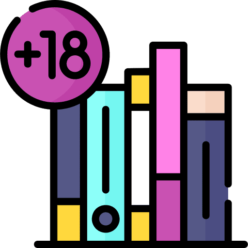 Erotic books reading literature icon Erotic books reading literature icon