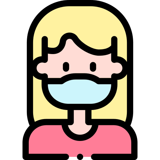 Girl healthcare and medical medical mask girl icon Girl healthcare and medical medical mask girl icon