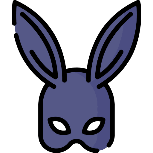 Mask rabbit mask costume party miscellaneous icon Mask rabbit mask costume party miscellaneous icon