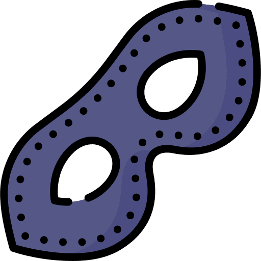 Eye mask party costume carnival icon Eye mask party costume carnival icon