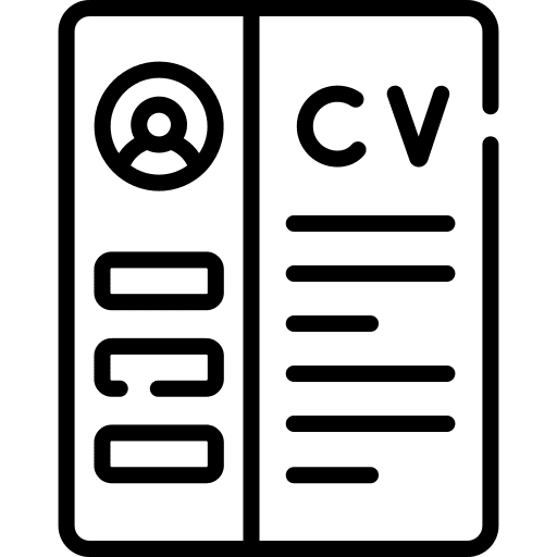 Cv resume personal info personal profile icon