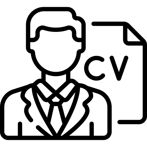 Cv hire man professions and jobs icon Cv hire man professions and jobs icon