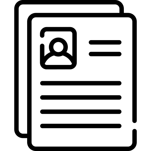 File portfolio profile resume icon File portfolio profile resume icon