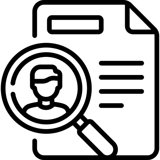 Headhunting recruitment resume curriculum vitae icon Headhunting recruitment resume curriculum vitae icon