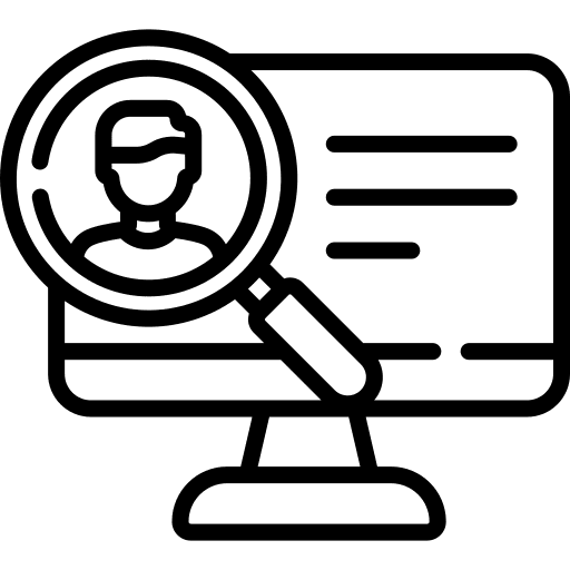 Headhunter recruiter job hire icon Headhunter recruiter job hire icon