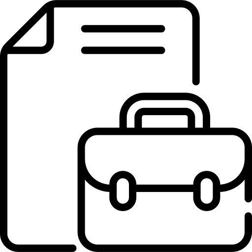 Portfolio cv employee professions and jobs icon Portfolio cv employee professions and jobs icon