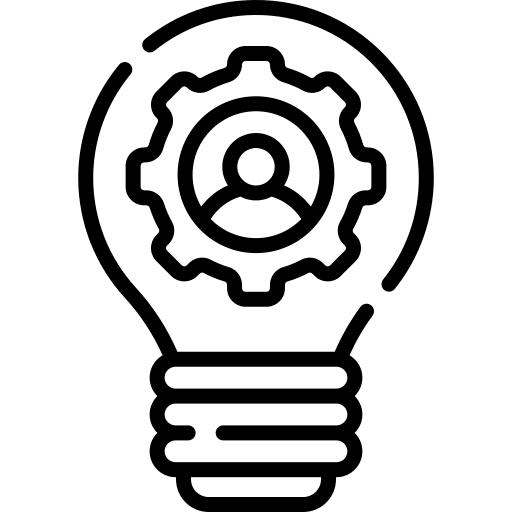 Skill idea gear cogwheel icon Skill idea gear cogwheel icon