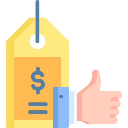 Best price like best price promotion icon