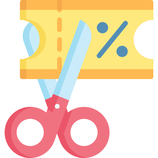 Discount sale voucher discount icon