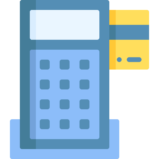 Edc payment method money card business and finance icon