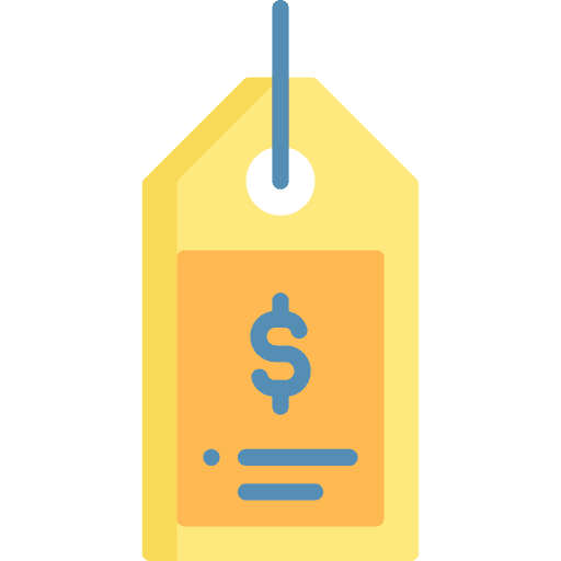 Price tag label ticket price tag icon