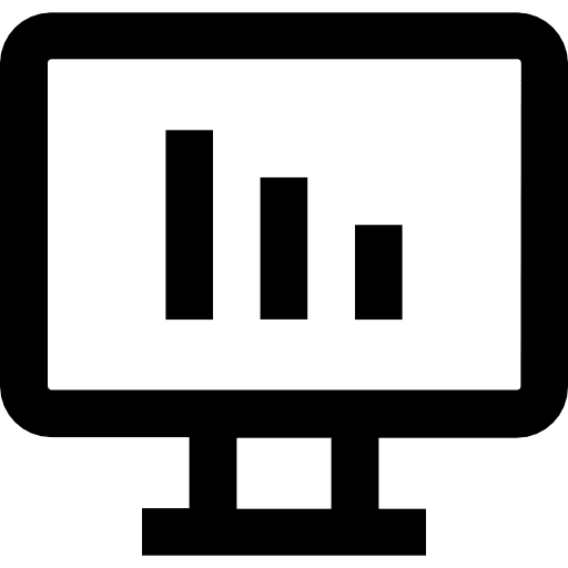 Analytics computer communications analytics icon