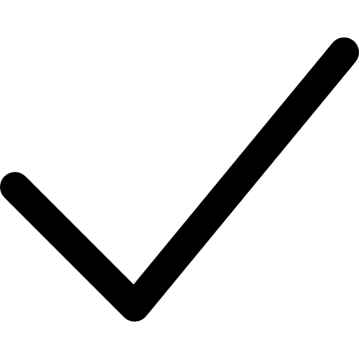 Approved v check sign correct icon