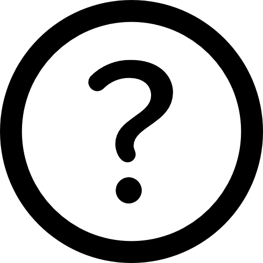 Help question mark circle question information icon