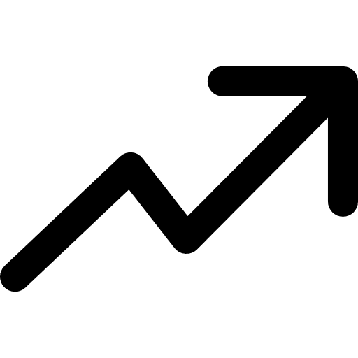 Profits graphic growing business icon